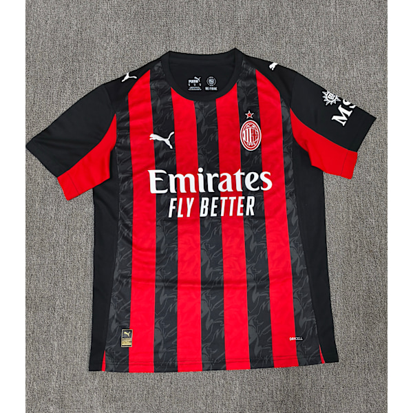 25-26 A.C. Milan Hemma Borta Fotbolls T-shirt S-2XL Home M