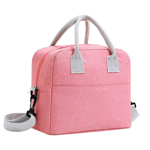 Lunch Bag Student Thermal Lunch Box 29*16*23CM Pink