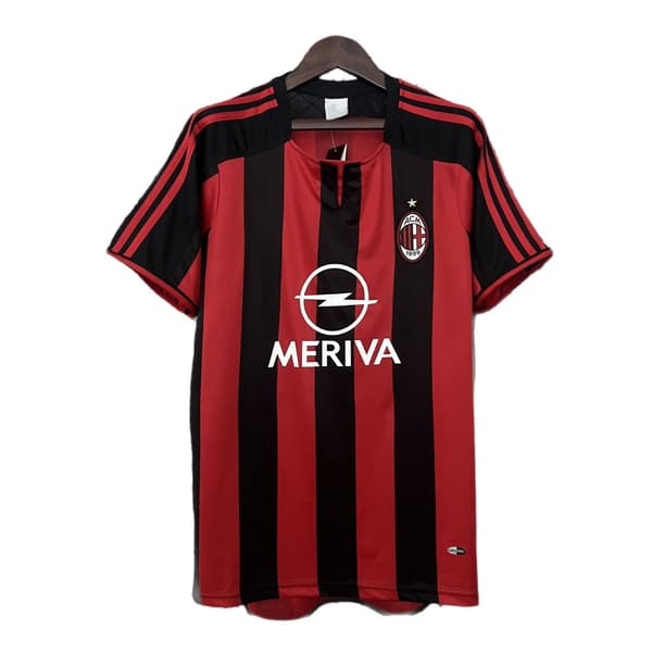 03-04 A.C. Milan Classics Vintage punamusta jalkapallopaita S-2XL Red Black L