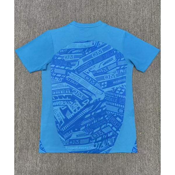 Olympique de Marseille Träningsuniform Fotbollströja 2025 2026 S-2XL L