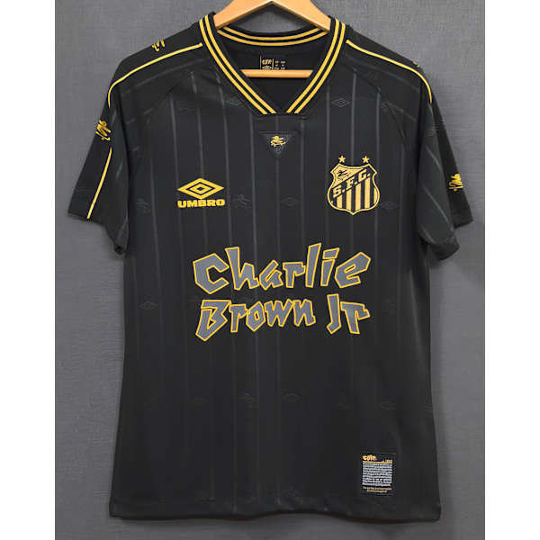 24-25 Santos FC Special Edition Fotbollsuniform T-shirt S-2XL Black XL