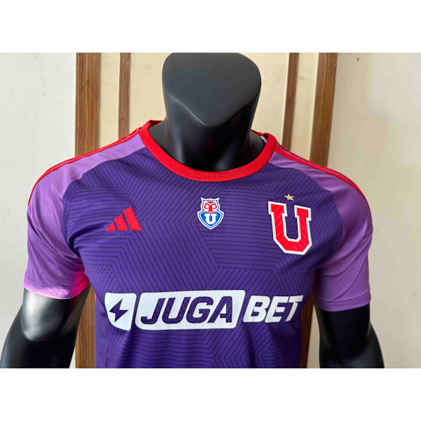 25-26 Club Universidad de Chile Träningsställ Fotbolls T-shirt S-2XL Home L