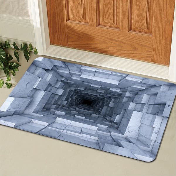 3D Dørmatte – Optisk illusjon, Sklisikker, Mikrofiber, Maskinvask 50*80cm