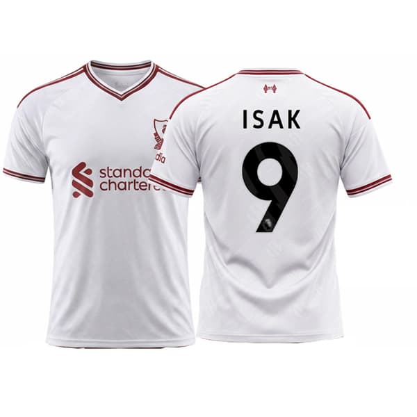 26-27 Liverpool Bortafotbollströja Träningströja NR.9 ISAK, S-XXL 9 M