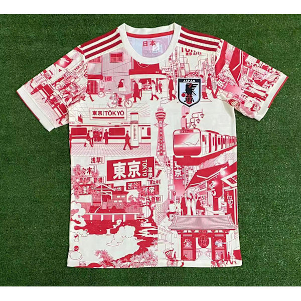 Japan Jersey Herr 22-23 Hem Special Edition Samurai Sakura Comic Fotbollströja 1 L