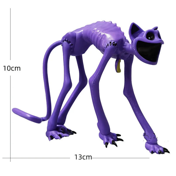 Smilende Critters Serie Figurer Catnap Figur Terror Monster Kat Figurine Pvc Modeller Spil Ornament Samleobjekter Legetøj Gave 2