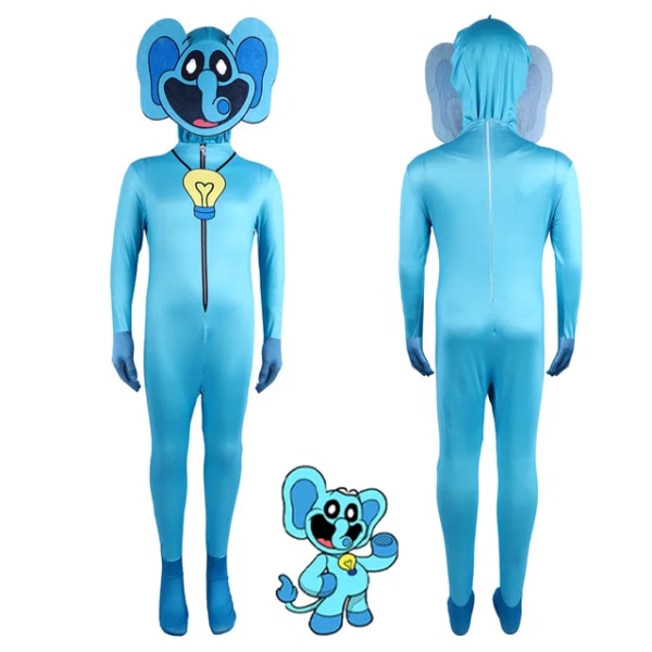 Cosplay Smiling Critters Clothes,Picky Piggy,DogDay,iptv spanien Jumpsuit Halloween Carnival Party Dress Up Dräkt För Barn Vuxna Bubba Bubbaphant 140