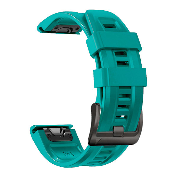 22mm 26mm Silikone Rem til Garmin Fenix 7X 7 Pro Solar/6X 6 Sapphire 5 5X Plus 3 3HR/Epix QuickFit WatchBand Green 26mm