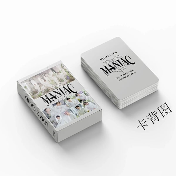 55 st Kpop Stray Kids Lomo-kort Nya album MANIAC JAPAN ENCORE Foto kort Straykids Foto Print Kort Hög kvalitet straykids