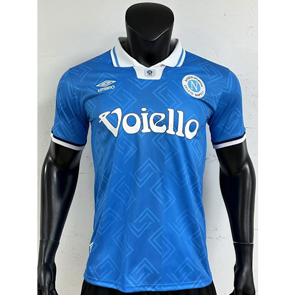 93-94 Napoli Hemma Fotbollsuniform T-shirt S-2XL XL