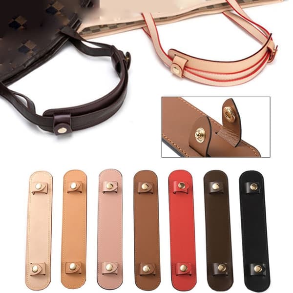 Avlastande axelvaddar för väskrem med greppfäste – Väskaccessoarer för kvinnor Light brown