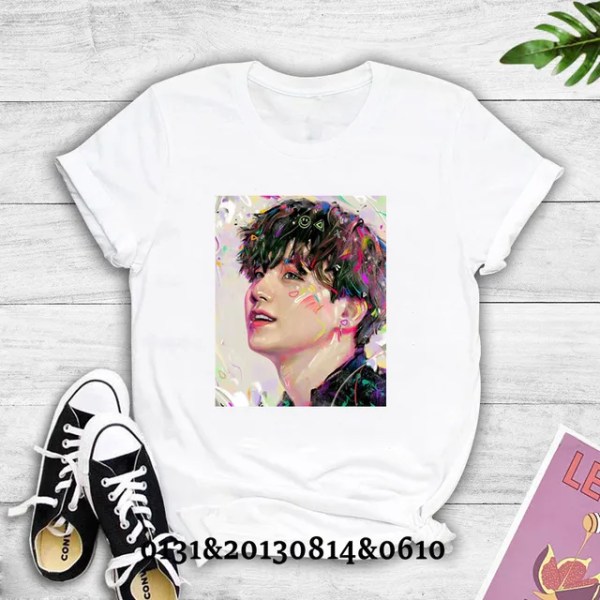 Tegneserie Anime Top Kortærmede T-Shirts Kawaii Friends Sommertøj Til Dame T-Shirt Kpop Star T-Shirt L817A L