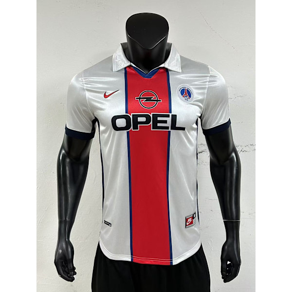 98-99 Paris Saint-Germain F.C. Bortatröja Fotbollsuniform T-shirt S-2XL Away S