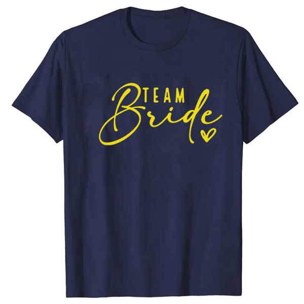 Birde Team Mönstrad T-shirt för Kvinnor Bröllopskostym S-3XL GH1040-Hnavy XXXL