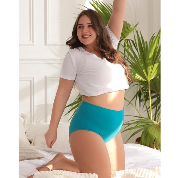 5-pack trosor i bomull med hög midja 4 XL