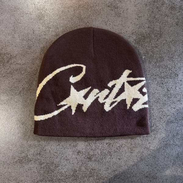 Tjock Varm Öronmuff Hatt Herr Vinter Bokstavstryckt Ridning Stickad Hatt Grey 54-59 cm