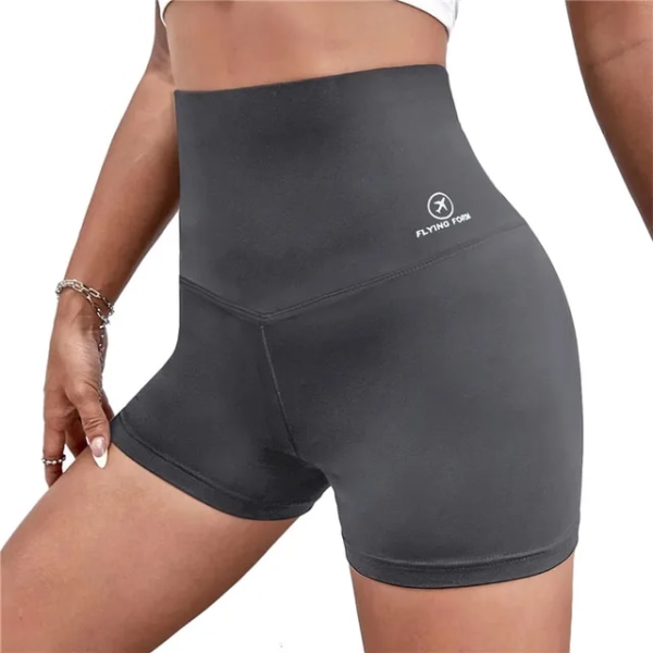 Kvinnor Säkerhetsbyxor Sexiga Butt Lifter Shapewear Seamless Invisible Ice Silk Shorts Hög midja Slimming Trosor Boxer Gray M