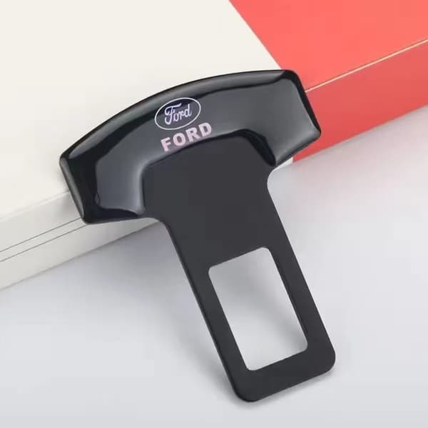 2 delar bilbältesdämpare metall bilsäkerhet för säkerhetsbältesklämmor pluggar larmstoppklämma 2pcs red