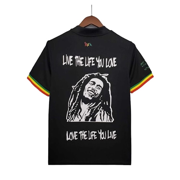 21/22 Ajax 3. Bob Marley Special Edition trøjer mænd fodboldtrøje fans toppe Game Black S