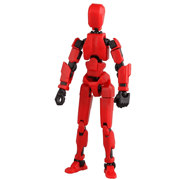 Titan 13 Actionfigur T13 Modellfigurer 3D-utskrivna Multi-Jointed Rörlig Lucky 13 Actionfigur Nova 13 Actionfigur Dummy Red 14cm