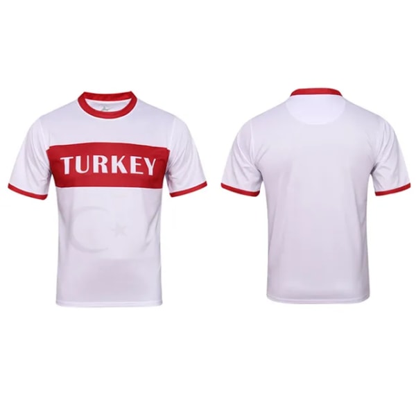 2024 Euro Cup fodboldtrøje Europæisk nationaltrøje fodbolduniform Fans Mænd fodboldtøj Turkey S