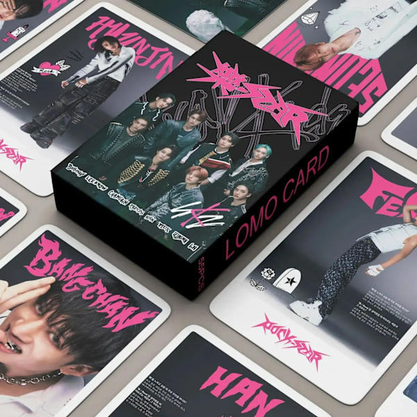 SKZ 'GIANT' Stray-kids Photocards 55Pcs Postcards 'STAY' New Songs Photocards Kpop SKZ Postcards Hyunjin Photocards Felix Photocards Laser vision