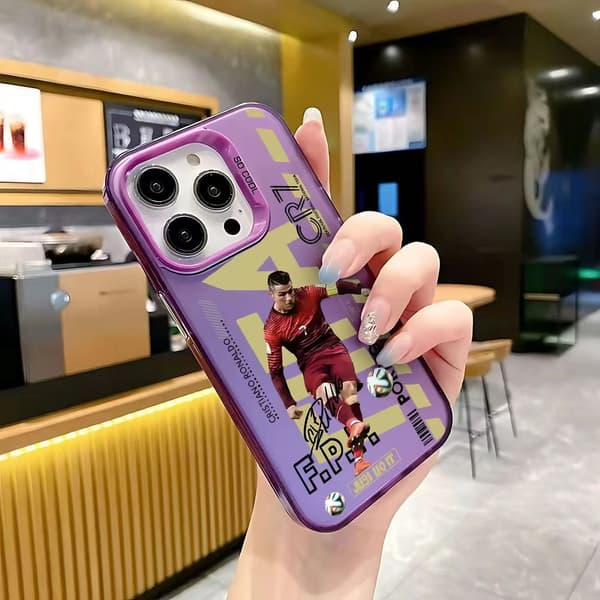 IPHONE 17 Air Pro Pro max Deksel RONALDO Mønster Trykket White iphone 17 pro