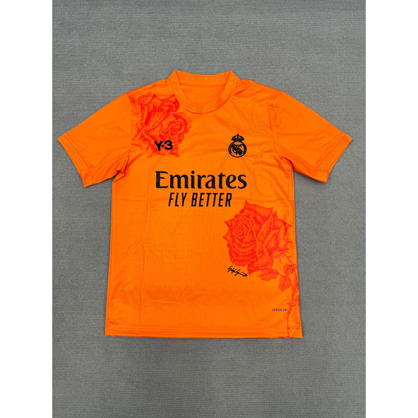 2024-2025 Real Madrid CF Y3 Jersey Fodboldtrøje S-2XL Orange L