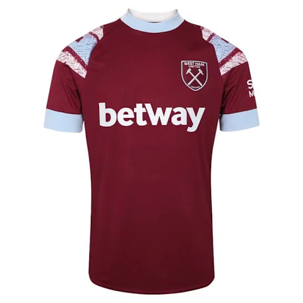 22-23 West Ham United tröja hem kortärmad fotbollströja M