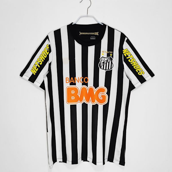 Kausi 1213 Brasilian Santos -paita Santosin vuosipäivän erikoispainos Nro 11 Neymar Lyhythihainen jalkapalloasu Retro-huippupaita Away nr.11 Neymar XL