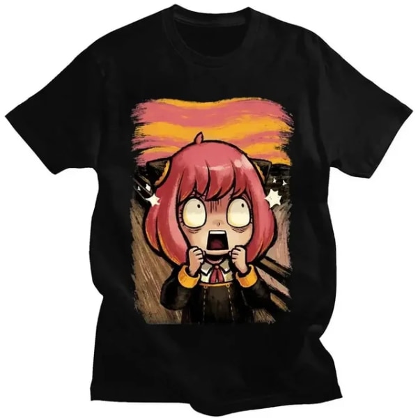 Japansk Anime Spy X Family Anya Forger T-shirt med grafisk tryk Unisex QTG05097CL S