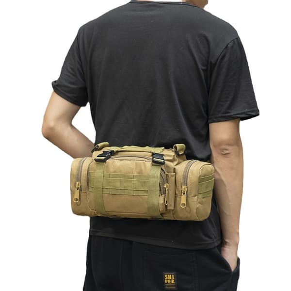 Utendørs Ryggsekk Jakt Midjepakke Midjeveske Camping Turpose Brystveske Python pattern black
