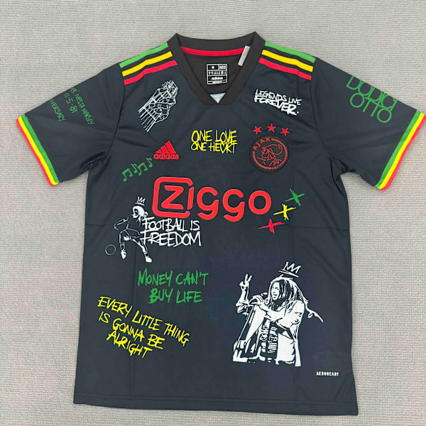 25-26 AFC Ajax Special Edition Fotbollsuniform T-shirt S-2XL Svart Black S