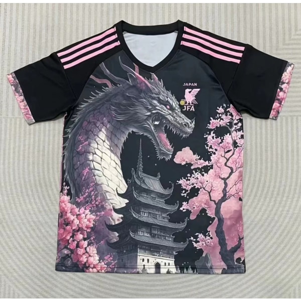 Japan Jersey Men 22-23 Hjem Spesialutgave Samurai Sakura Comic Fotballskjorte 6 XXL