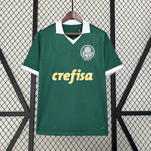 Kausi 2425 Palmeiras lyhythihainen jalkapallopaita nopeasti kuivuva hengittävä urheiluvaatetus Home XL