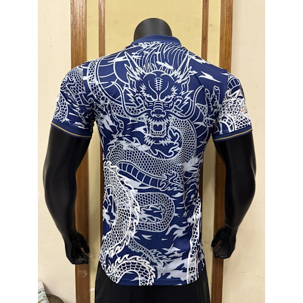 25-26 Real Madrid CF Cyan Dragon Fodbolduniform T-shirt S-2XL S