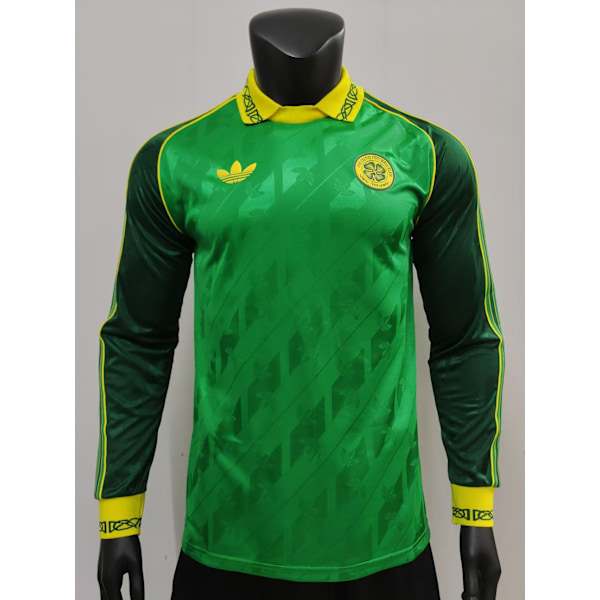 24-25 Celtic FC Langærmet Fodbolduniform T-shirt S-2XL L