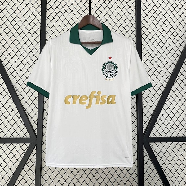 Kausi 2425 Palmeiras lyhythihainen jalkapallopaita nopeasti kuivuva hengittävä urheiluvaatetus Away XXL