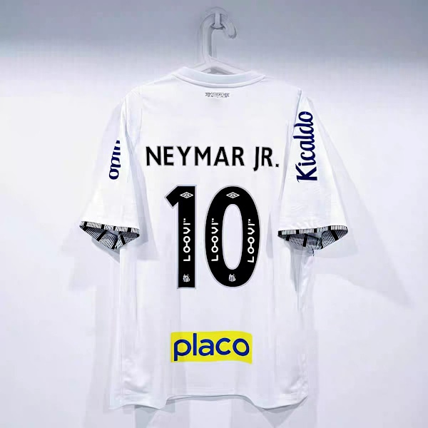 24-25 Santos FC Hjemmetræningsuniform Fodboldtrøje NR. 10 NEYMAR JR. S-2XL XL