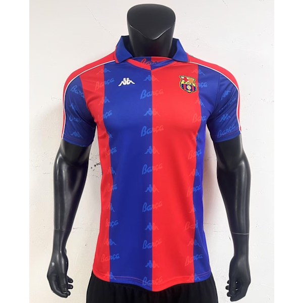 92-95 FC Barcelona Hjemme Fodbolduniform T-shirt S-2XL Home L