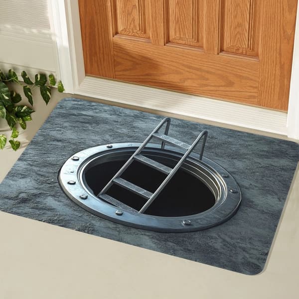 3D Dørmatte – Optisk illusjon, Sklisikker, Mikrofiber, Maskinvask 60*90cm