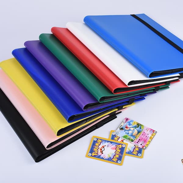 Samlekortmappe, rommer 360 kort, samlekortalbum 360 cards black