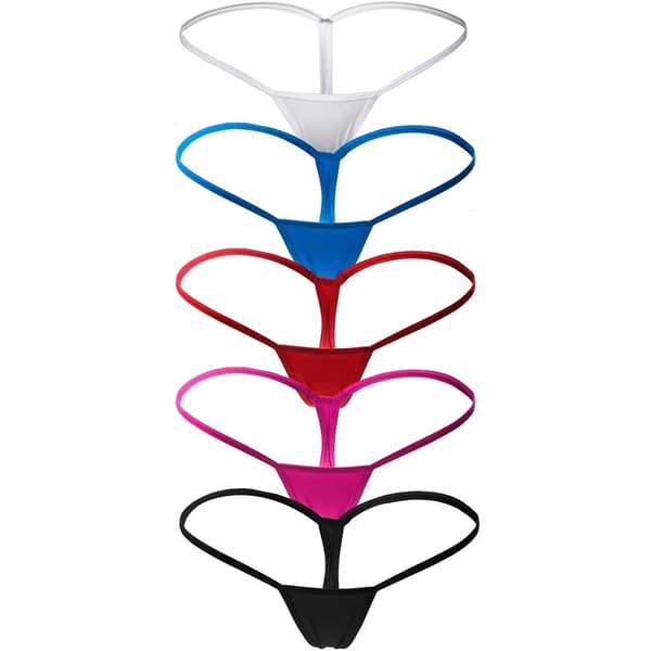 Dame Sexy Mini Stringtruser Micro G-strenger Undertøy Truser Lingerie Briefs Knickers white M