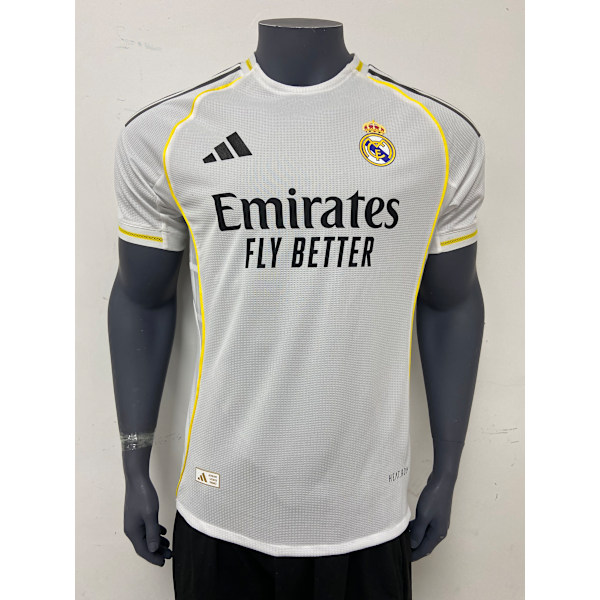 25-26 Real Madrid CF Hemma/Borta Träningsuniform Fotbollströja S-2XL Home XL