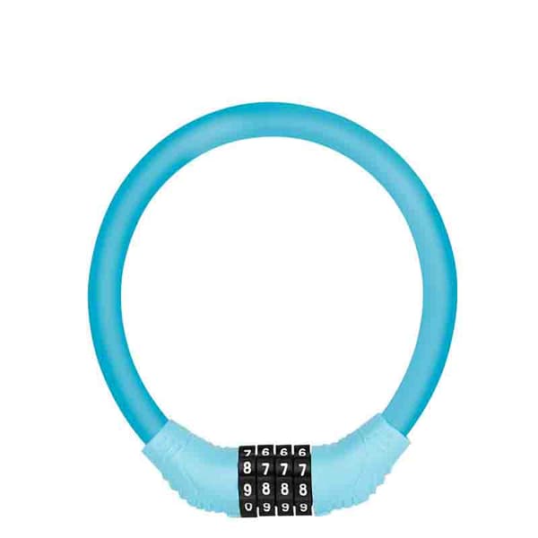 Sykkelkabellås med kode Blue
