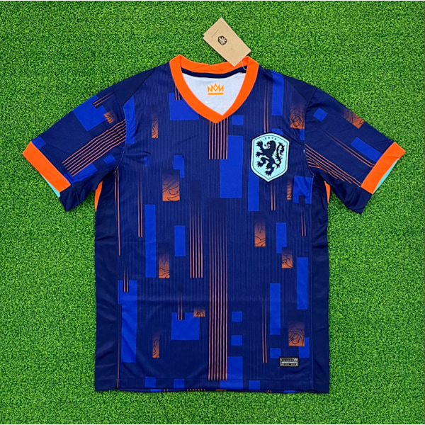 UEFA Euro 24/25 Nederland Hjemme Borte Fotball T-skjorte S-2XL Away M