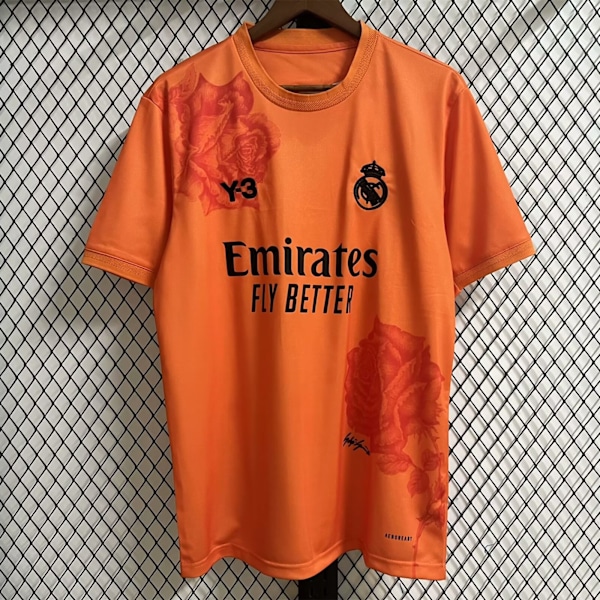 24-25 Real Madrid Y-3 Special Edition Fotbollströja S-2XL Orange XL