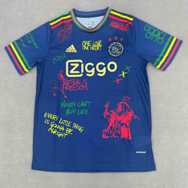 25-26 AFC Ajax Special Edition Fotballuniform T-skjorte S-2XL Marineblå Navy M