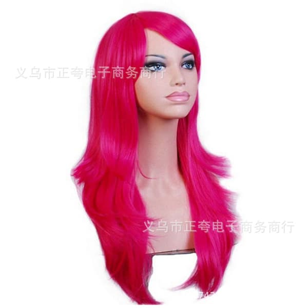 Naisten Cosplay-peruukki 70cm Monivärinen H048-deep yellow