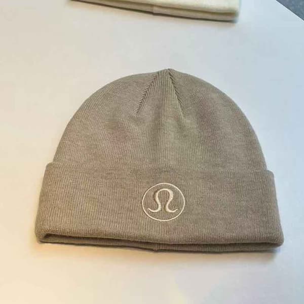 Stickad LuLu Vinter Varm Mössa Stretchmössa för Män och Kvinnor Deep Grey 56-58 cm